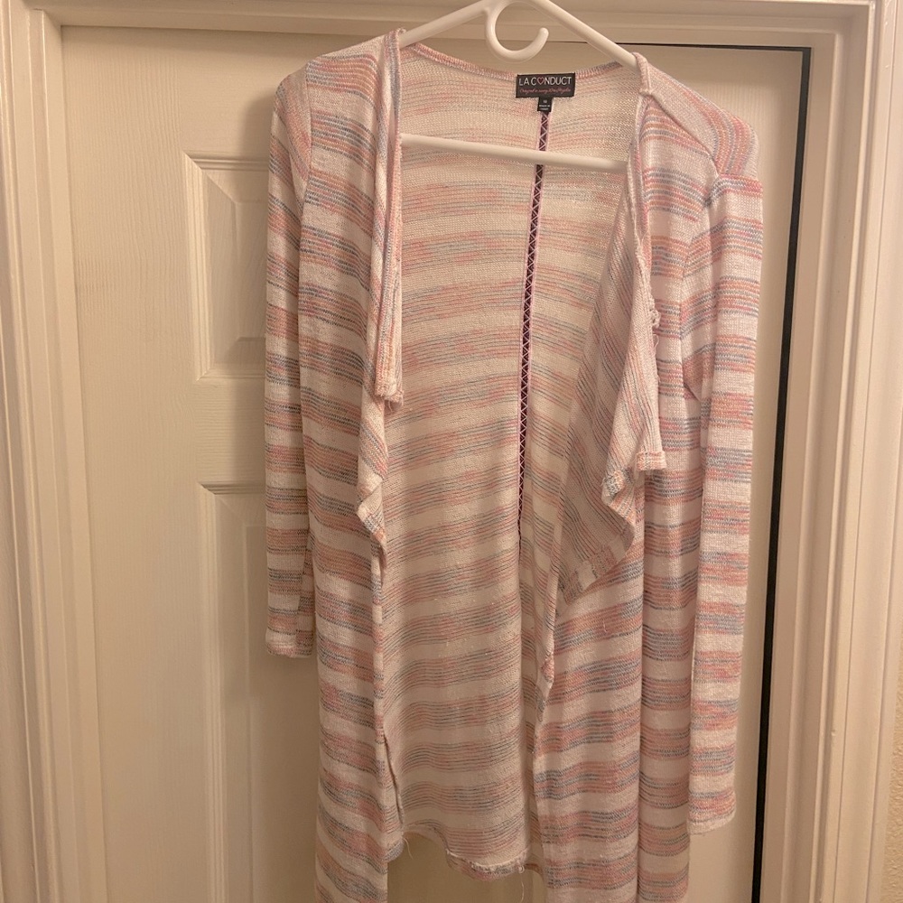 Girls open-front sweater- LA Conduct Brand- Size 10